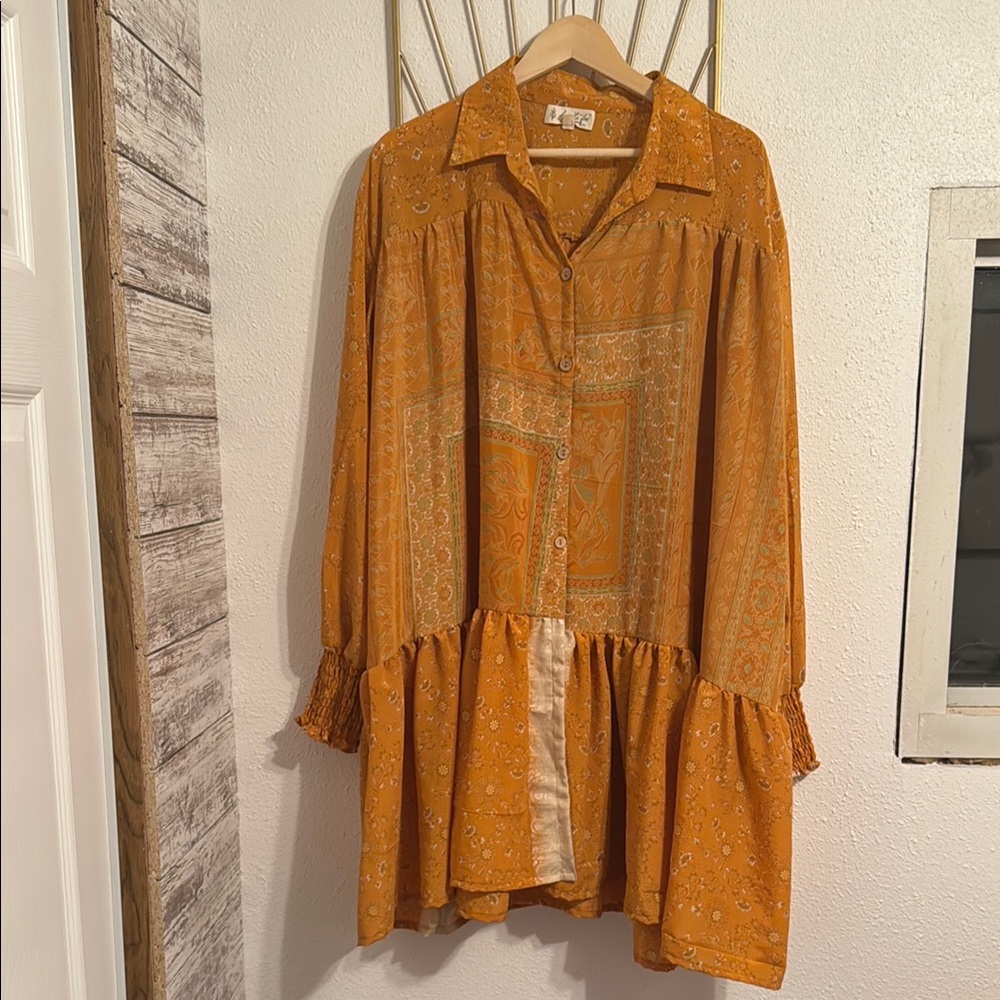 Kantha Bae Golden Joni Tunic